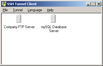 SSH Tunnel Client Screenshot